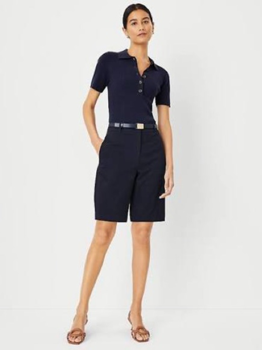New with tags, Ann Taylor “The Boardwalk Short” in Atlantic Navy ☀️